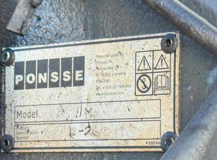 Harvester Ponsse Fox TABLET Harvester Ponsse Fox TABLICZKA