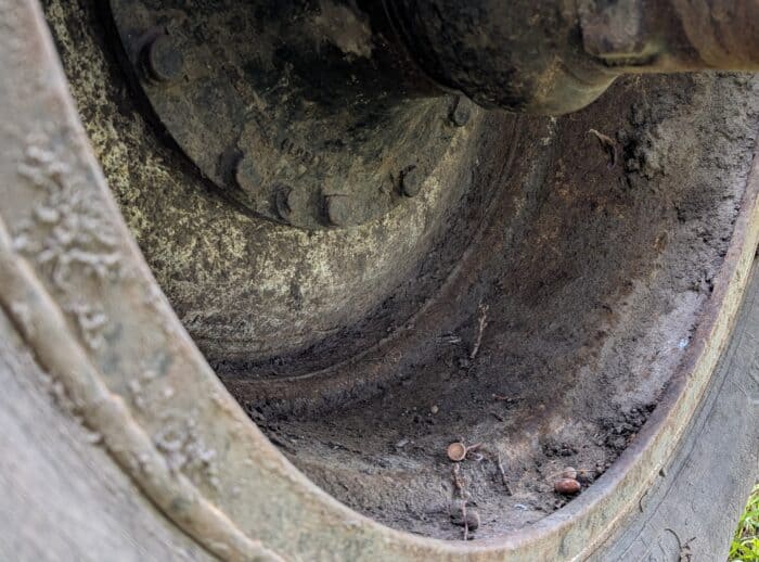 Harvester John Deere 1270D 2007 Felge innen Harvester John Deere 1270D 2007r. felga wewnątrz