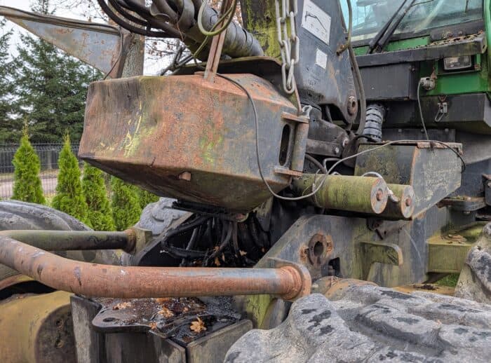 Harvester John Deere 1270D 2007 Kranbasis Harvester John Deere 1270D 2007r. podstawa żurawia