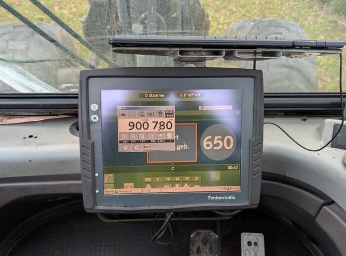 Erntemaschine John Deere 1270D 2007 Computer Harvester John Deere 1270D 2007r. komputer