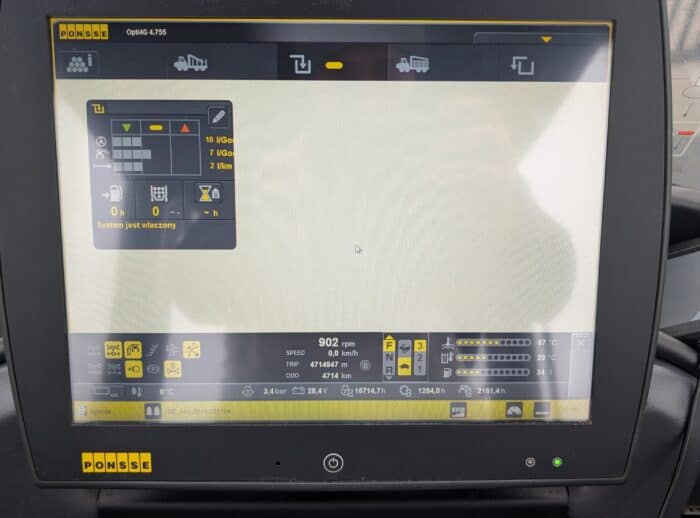 Forwarder PONSSE Wisent 2010 r. K70+M komputer Forwarder PONSSE Wisent 2010 r. K70+M komputer