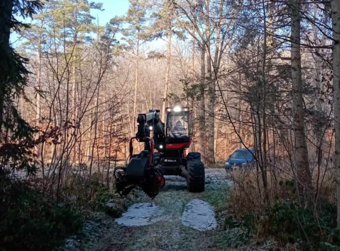 Harwester Valmet 911.4 2010r. Harwester Valmet 911.4 2010r.