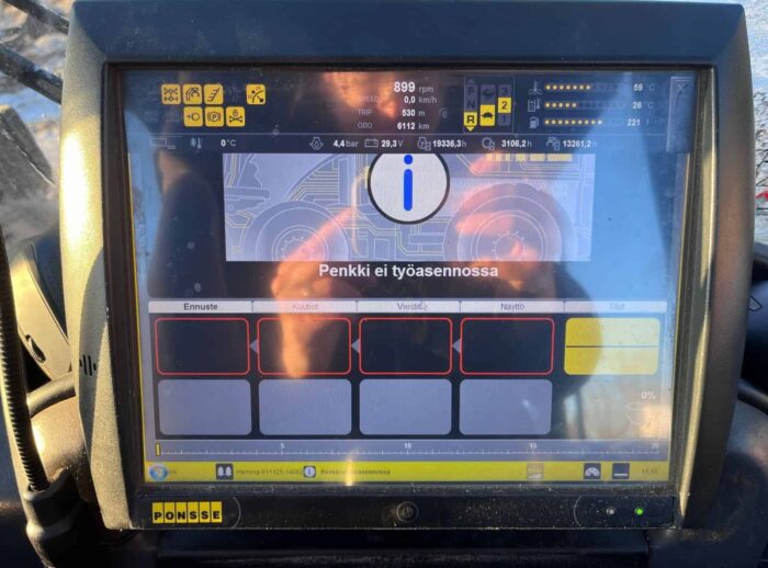 PONSSE Beaver 2012 harvester, H5 head, C22 crane Harwester PONSSE Beaver 2012 głowica H5 żuraw C22