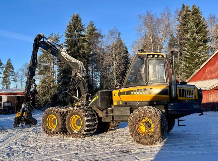 PONSSE Beaver 2012 harvester, H5 head, C22 crane Harwester PONSSE Beaver 2012 głowica H5 żuraw C22