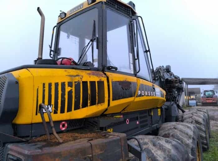 PONSSE FOX Harvester 2010 H5 head forestry machine Harwester PONSSE FOX 2010r. głowica H5 maszyna leśna