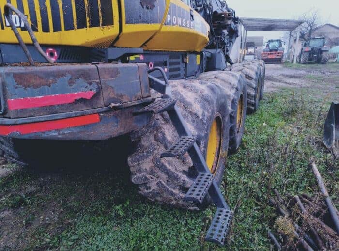 PONSSE FOX Harvester 2010 H5 head forestry machine Harwester PONSSE FOX 2010r. głowica H5 maszyna leśna