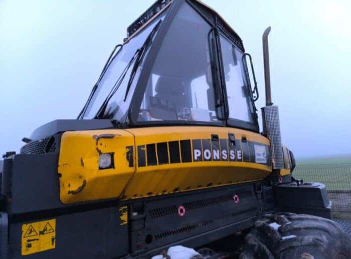 PONSSE FOX Harvester 2010 H5 head forestry machine Harwester PONSSE FOX 2010r. głowica H5 maszyna leśna