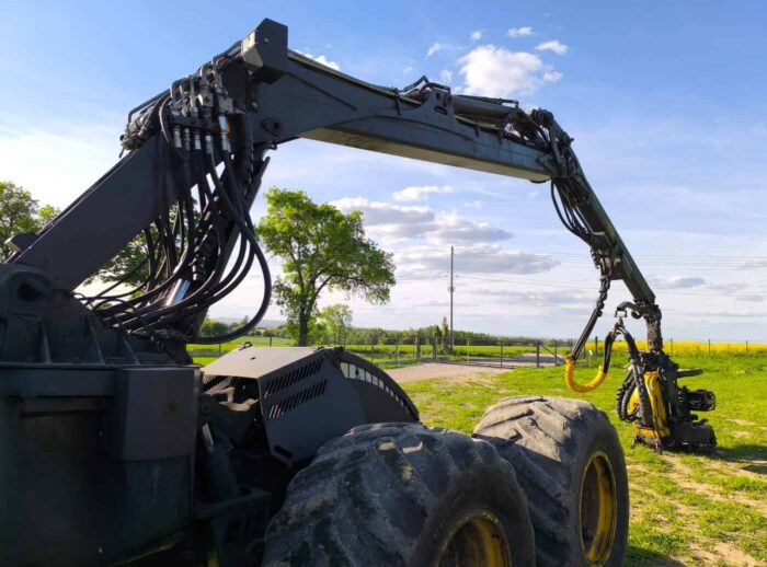 PONSSE FOX Harvester 2010 H5 head forestry machine Harwester PONSSE FOX 2010r. głowica H5 maszyna leśna