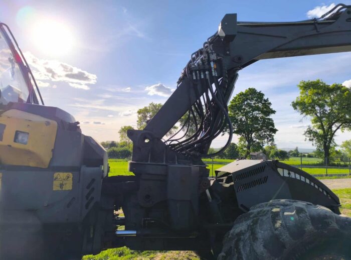 PONSSE FOX Harvester 2010 H5 head forestry machine Harwester PONSSE FOX 2010r. głowica H5 maszyna leśna