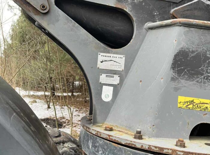 Harwester PONSSE Ergo 2007r. głowica H7 maszyna leśna Harwester PONSSE Ergo 2007r. głowica H7 maszyna leśna