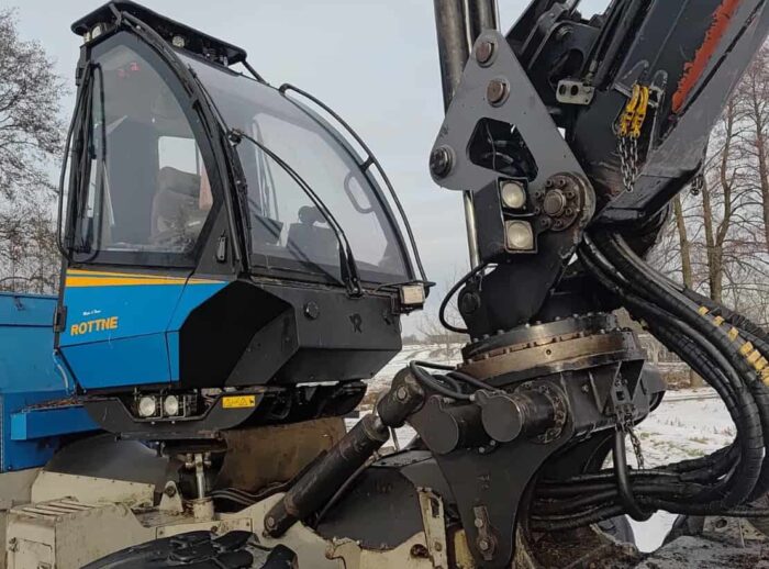 ROTTNE H14 z 2005r. głowica EGS 590 maszyna leśna ROTTNE H14 z 2005r. głowica EGS 590 maszyna leśna