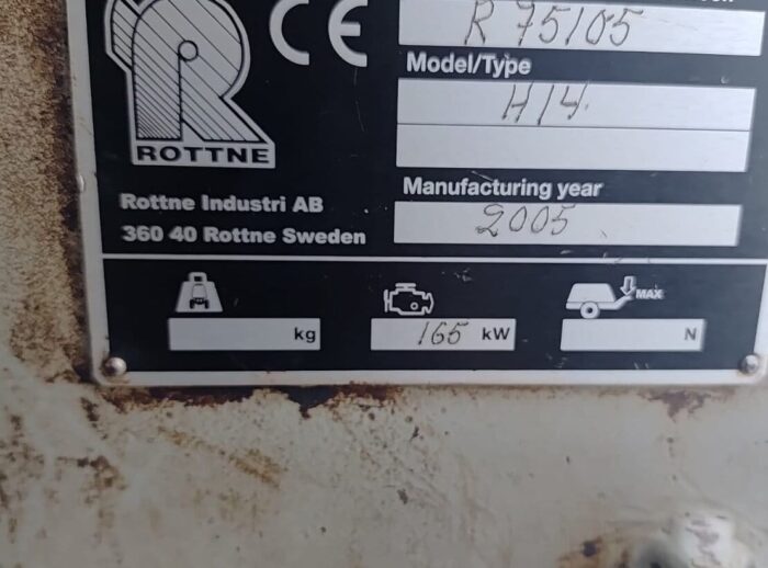 ROTTNE H14 z 2005r. głowica EGS 590 maszyna leśna ROTTNE H14 z 2005r. głowica EGS 590 maszyna leśna