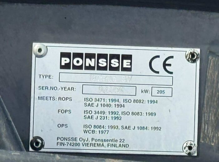 Forwarder PONSSE Buffalo 2009r. żuraw K90+ Forwarder PONSSE Buffalo 2009r. żuraw K90+